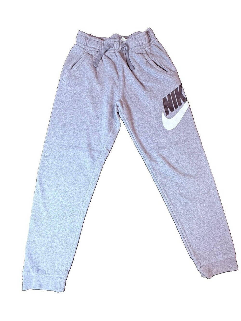 Nike Boy's Youth Size Large Sweatpants- Gray with Pockets